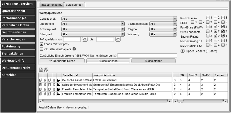 Wertpapierinfo